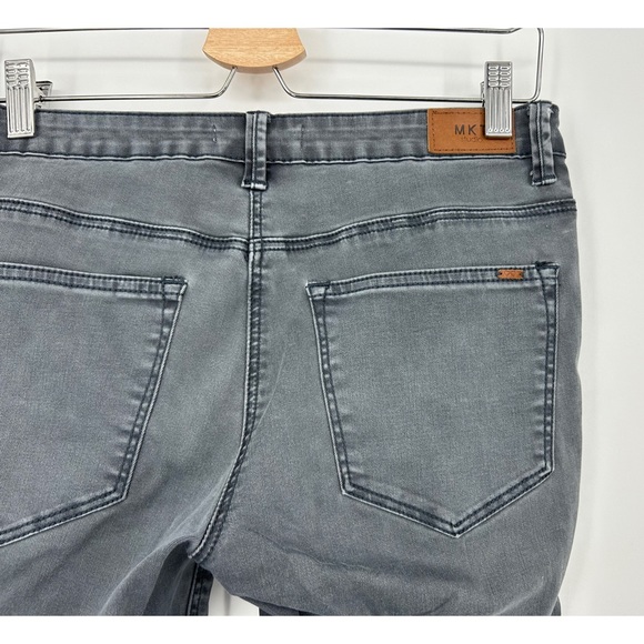 MKT Studio Gray Skinny Fit Stretch Medium Rise Jeans - Picture 4 of 5